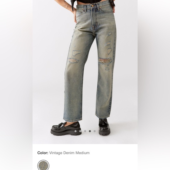 BDG high-wasted cowboy jeans - vintage distressed - Picture 7 of 10